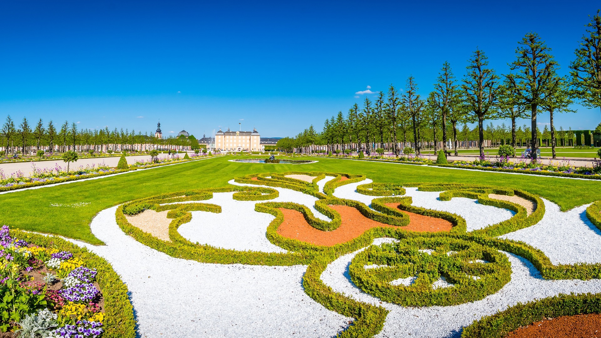Het verbindende Schlosspark van dit UNESCO-werelderfgoed